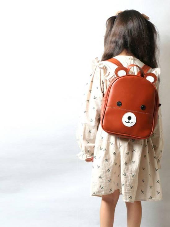 کوله پشتی دخترانه طرح خرس مهربون کدPO030036